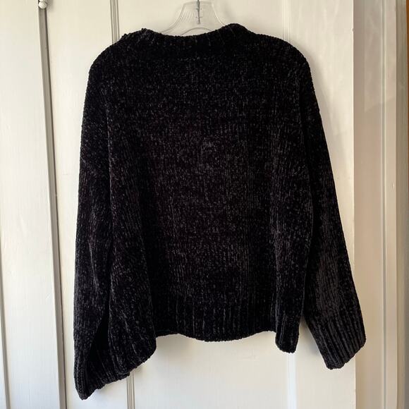 Sanctuary Black Soft Knit Sweater - Picture 2 of 7